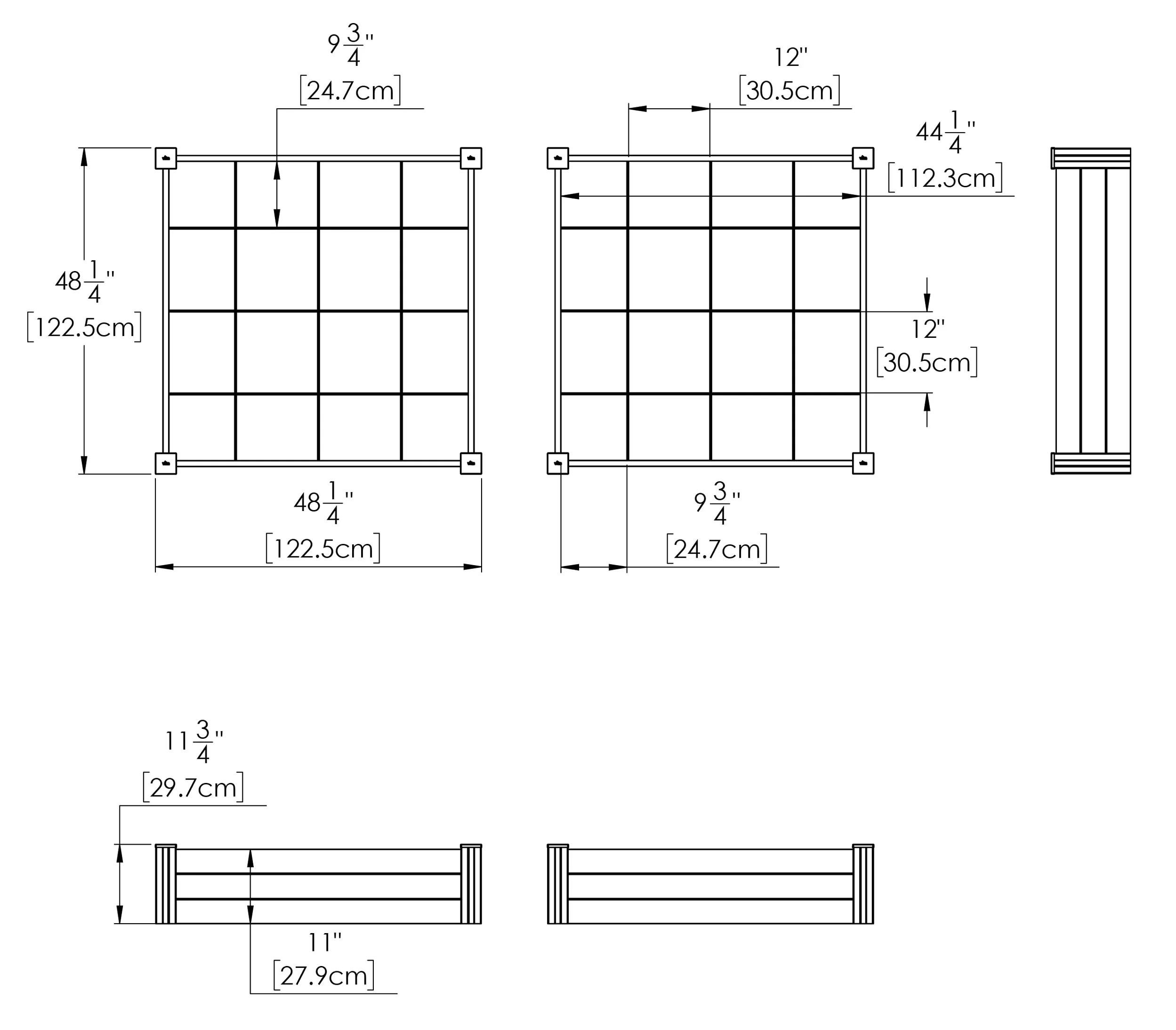 4x4x11 Garden Bed with GroGrid - 2 Pack - Image 16