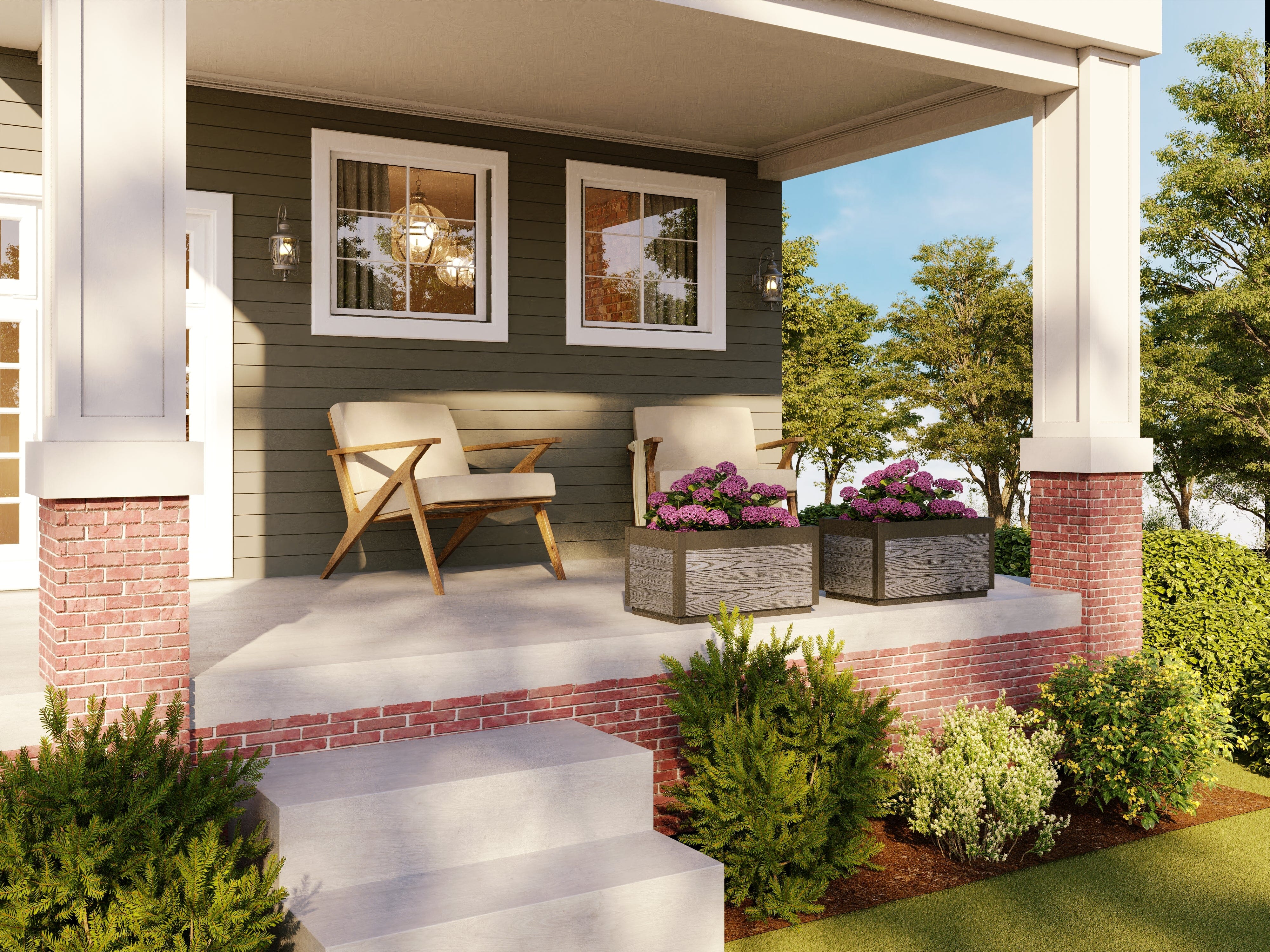 Delta 30" Modern Planter, 2 Pack - Image 6