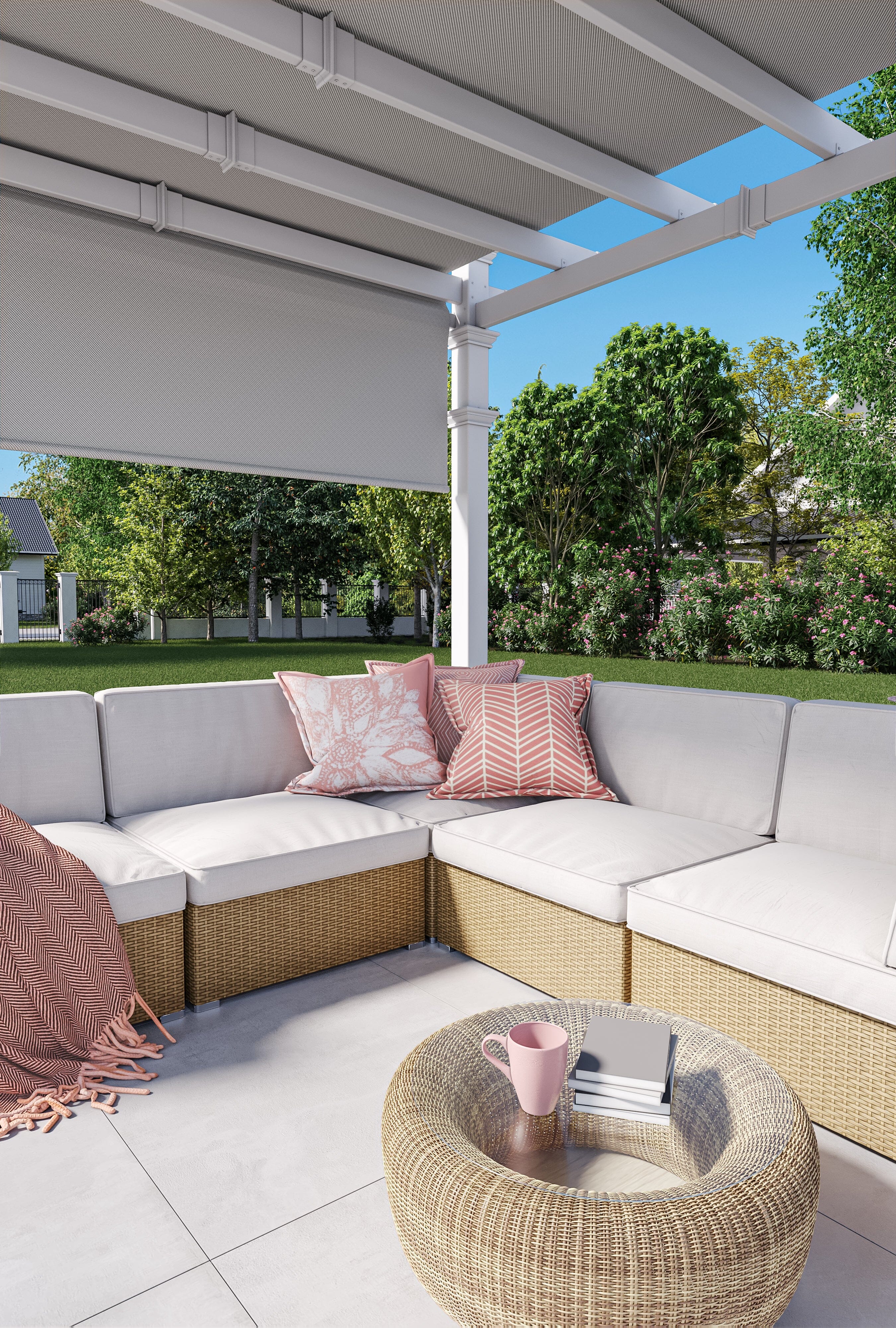 10x10 Malibu Canopy Pergola - Image 3