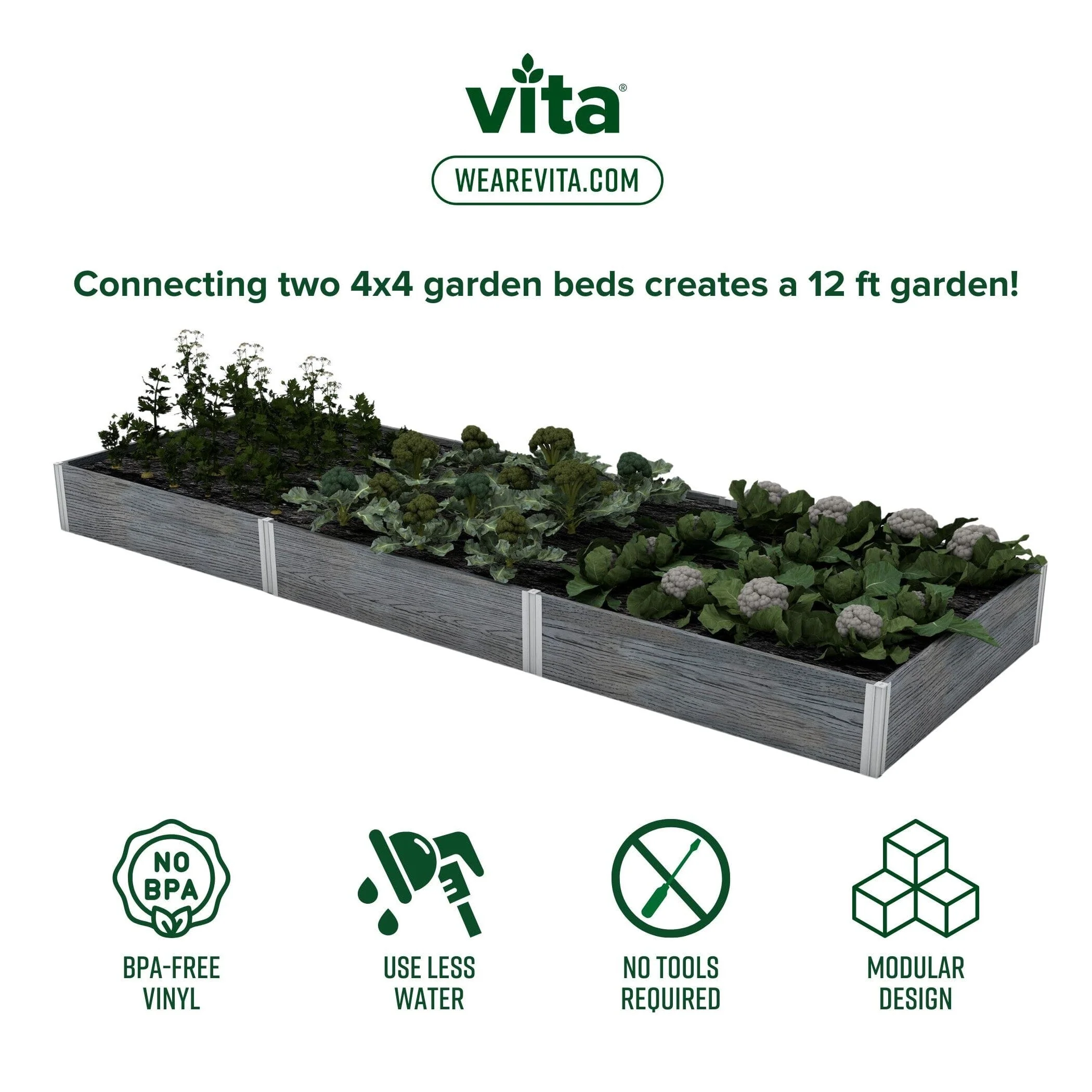 URBANA 4x4x11 Garden Bed, 2 Pack - Image 6