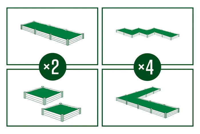 URBANA 4x4x11 Garden Bed, 2 Pack - Image 7
