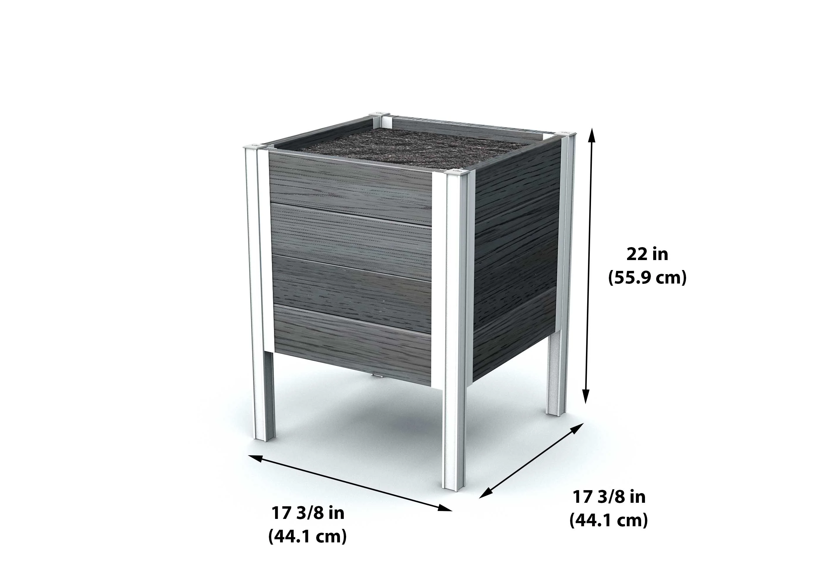 URBANA 17x17 Raised Planter - Image 10